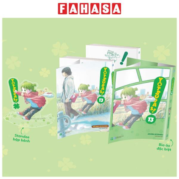 Sách - Yotsuba&amp;! - Tập 13 - Bản Đặc Biệt - Tặng Kèm Standee Bập Bênh + Bìa Áo Đặc Biệt