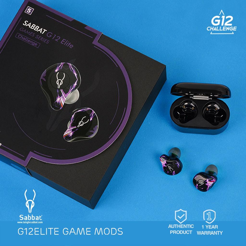 Tai nghe bluetooth sabbat G12 Elite chuyên game | tai nghe không dây sabbat G12 elite - Hàng chính hãng