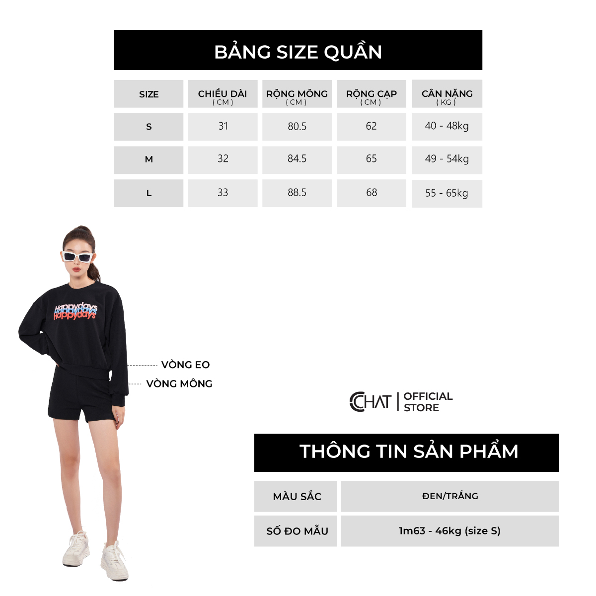 Quần Legging Nữ Cạp Liền Dáng Ôm Chất Thun Mềm Mịn 22XNC2001OT