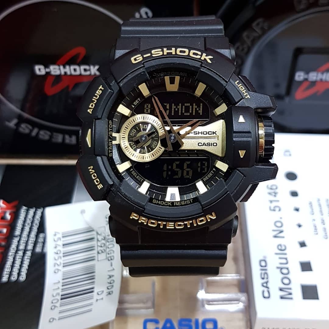 Đồng hồ nam dây nhựa Casio G-SHOCK GA-400GB-1A9DR