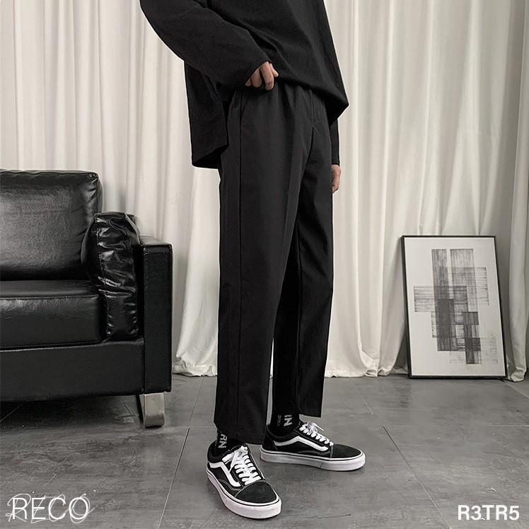 Quần vải nam Hàn Quốc cao cấp dáng vừa Trousers Loose R3TR5