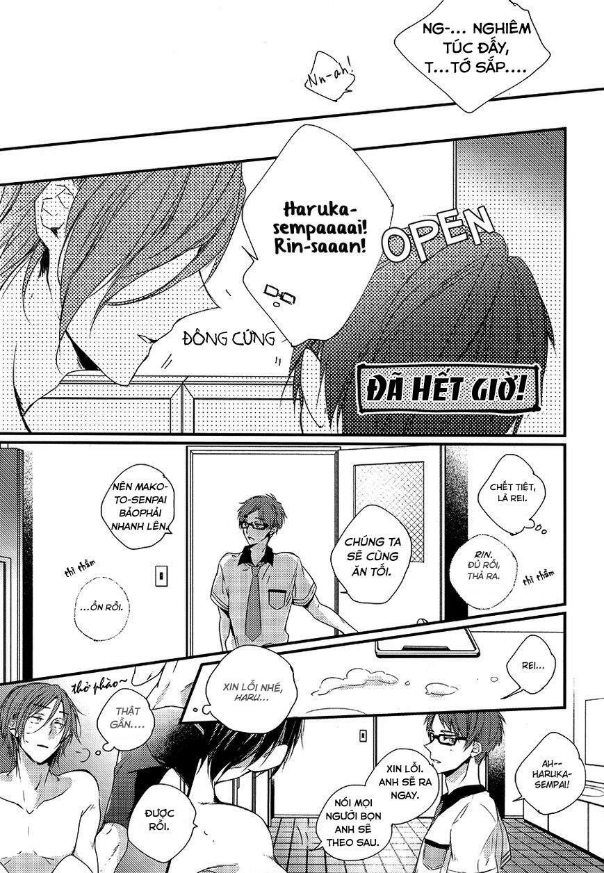 Free! dj - Himitsu no Shower Room Chapter 1: One shot - Trang 12