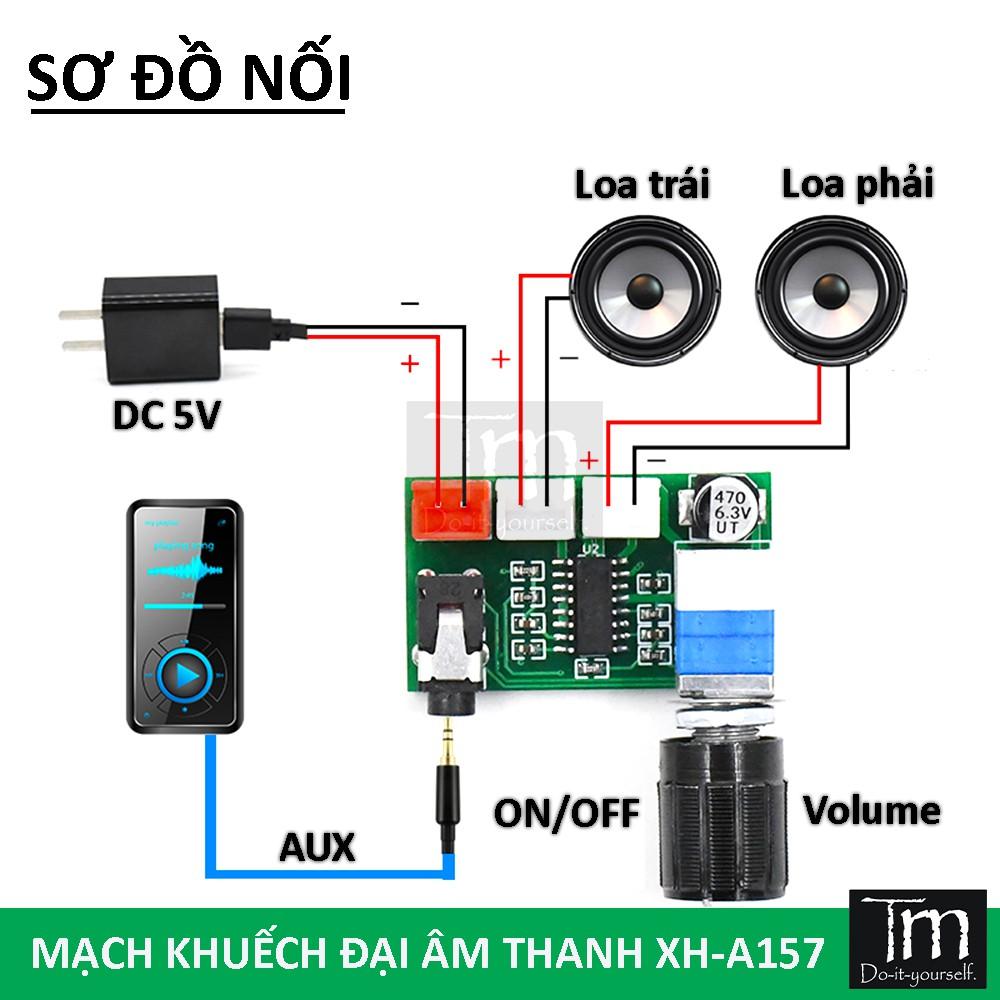 Mạch Khuếch Đại Âm Thanh PAM8403 2*3W AUX (XH-A157)