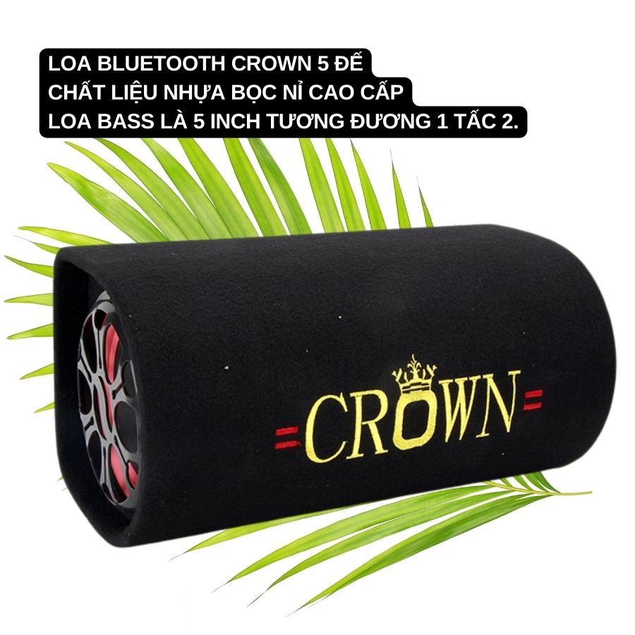Loa CROWN 5 đế có bluetooth ( Hàng Chính Hãng )
