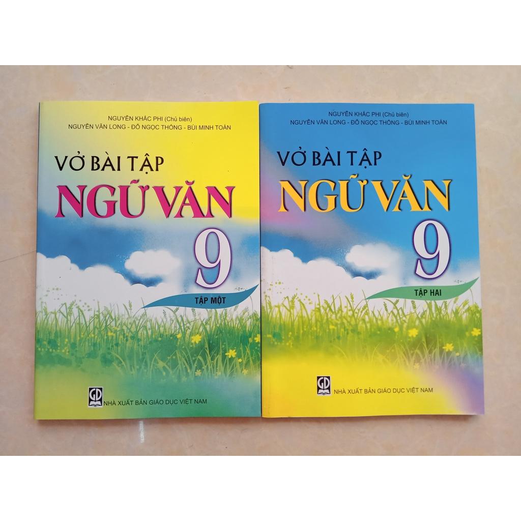 Sách - Combo Vở bài tập Ngữ văn 9 (Tập 1+Tập 2)