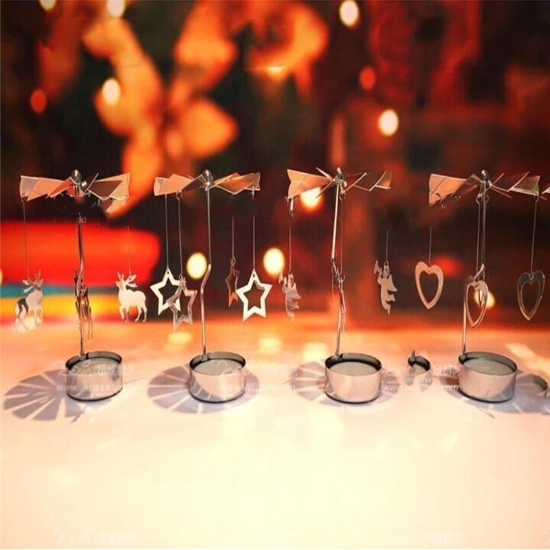 Chân nến kim loại hình tuần lộc trang trí giáng sinh