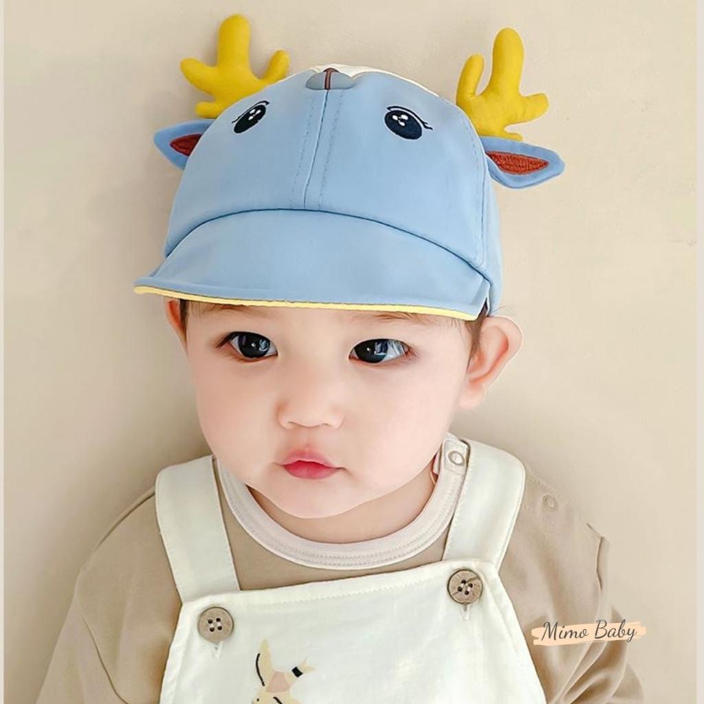 Mũ nón lưỡi trai hình chú nai dễ thương cho bé MH119 Mimo Baby