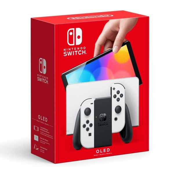 Máy Game Nintendo Switch Oled Joycon White H.A.C.K Kèm Thẻ Nhớ 128gb  Chép Nhiều Game - Hàng Nhập Khẩu