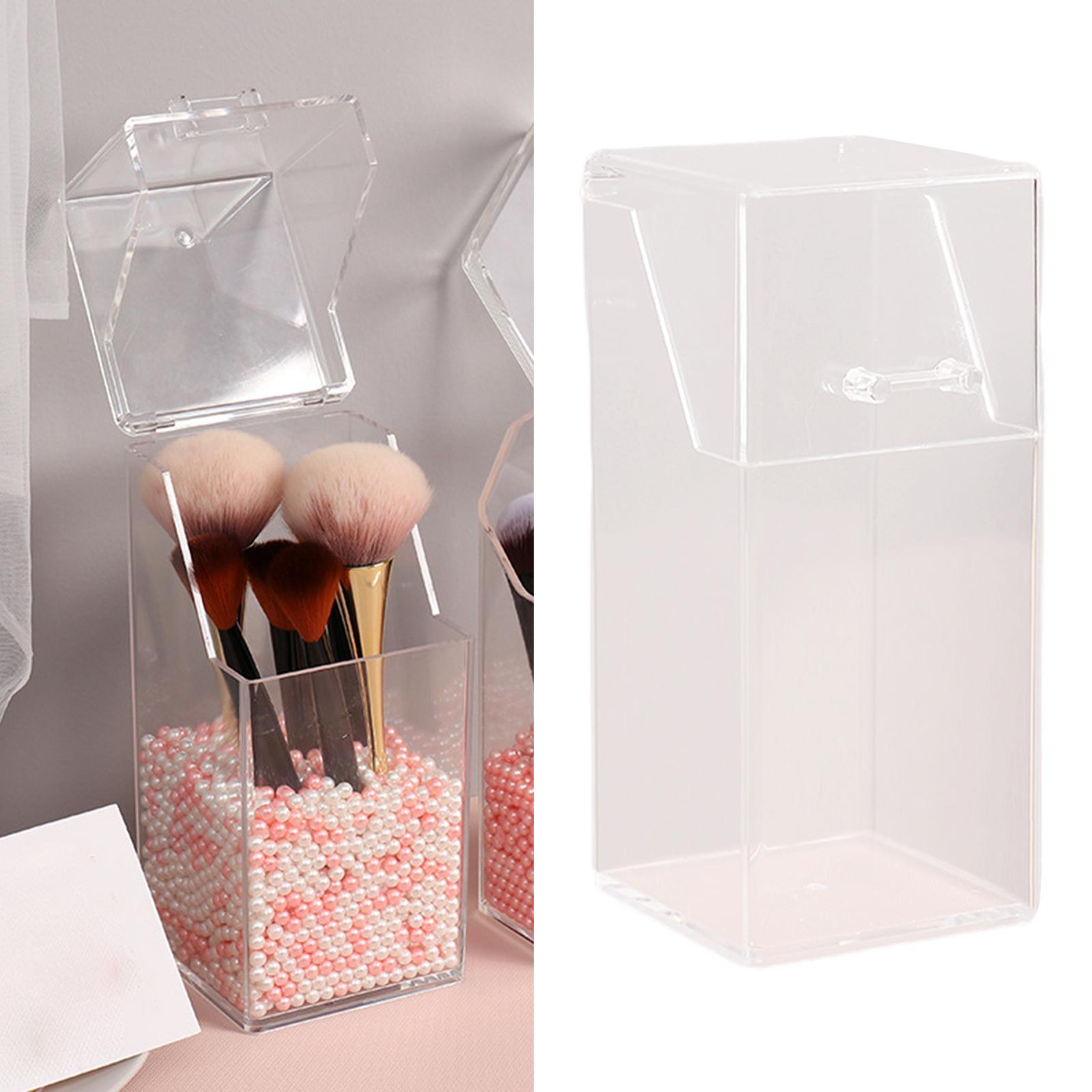 Transparent Acrylic Cosmetic Organizer Makeup Brush Container Storage Holder