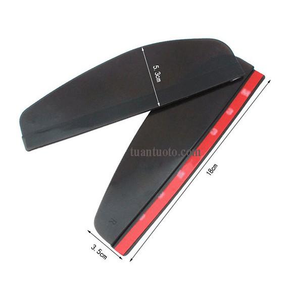 Bộ 02 miếng vè che mưa gương chiếu hậu ô tô