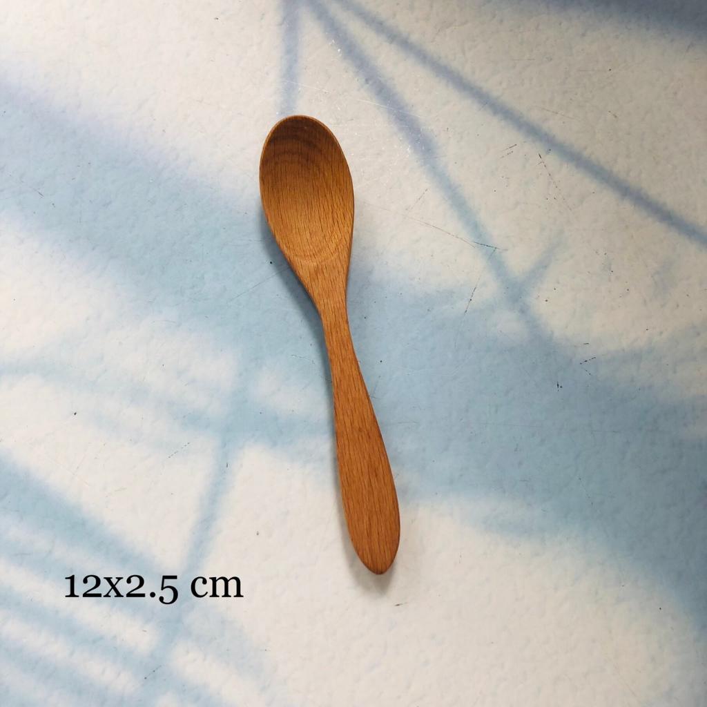 Thìa/Muỗng Gỗ Nhỏ Xinh, Thìa Ăn Chè, Soup, Nhiều Cỡ, Phụ Kiện Bàn Ăn, Chụp Ảnh Decor