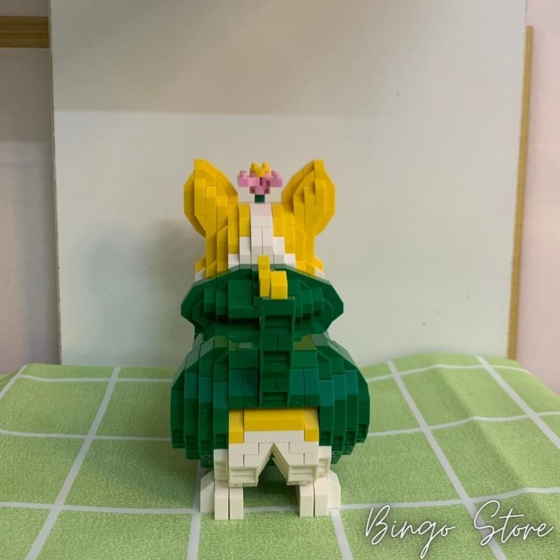 MÔ HÌNH LẮP RÁP CHÓ CORGI 815 CHI TIẾT SIÊU HẤP DẪN