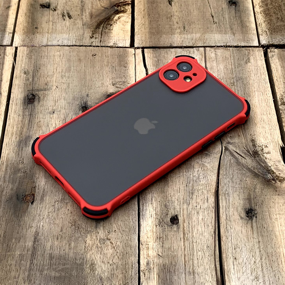 Ốp lưng chống sốc toàn phần màu đỏ dành cho iPhone 11