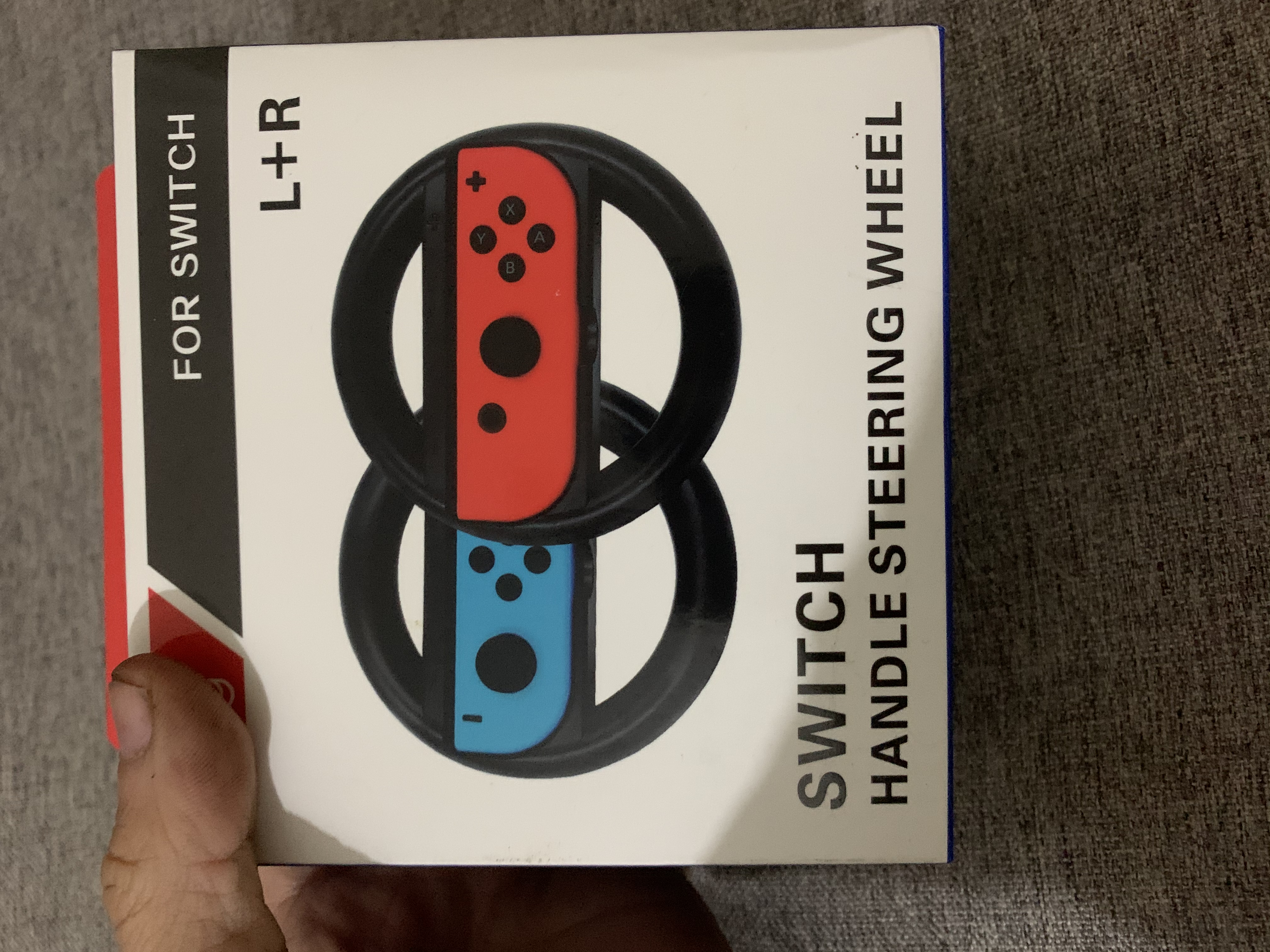 Bộ 2 vô lăng đua xe cho Joycon máy Switch