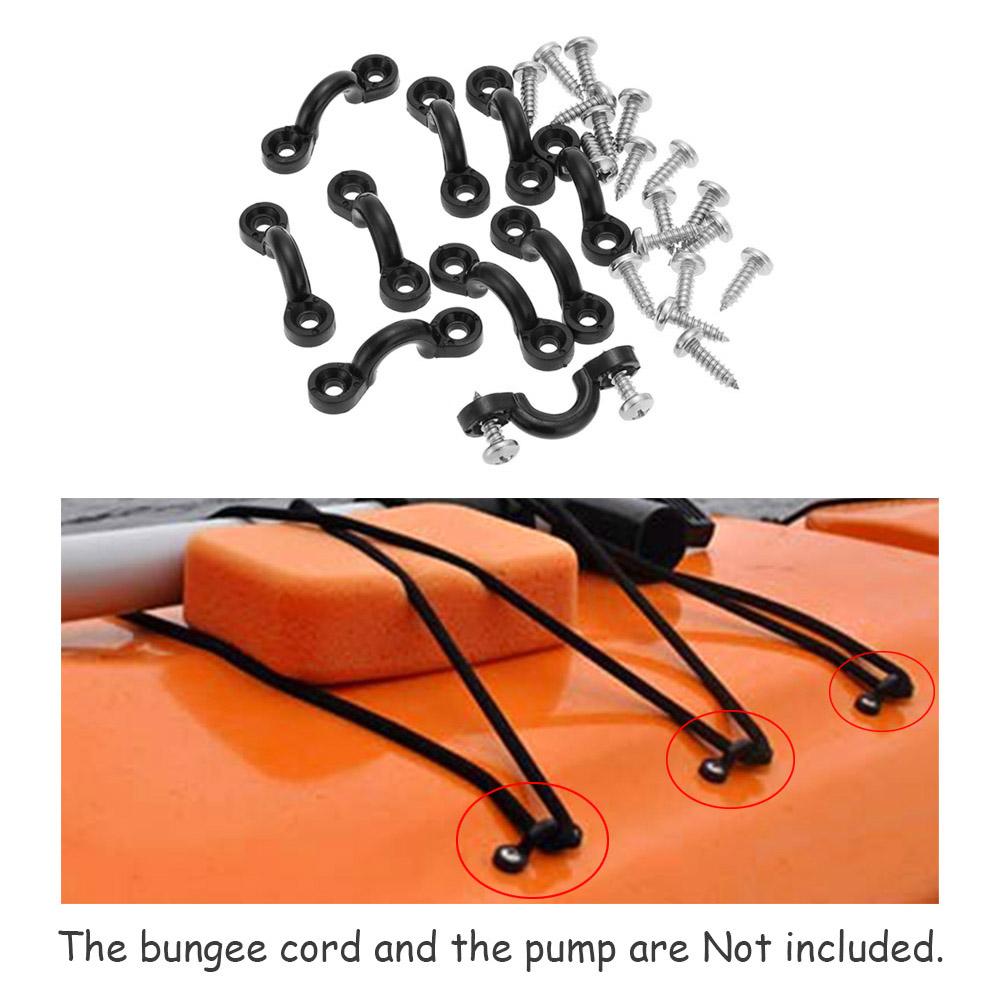 Kayak Carry Pull Handles with Cord Pad Eyes Screws for Canoe Boat