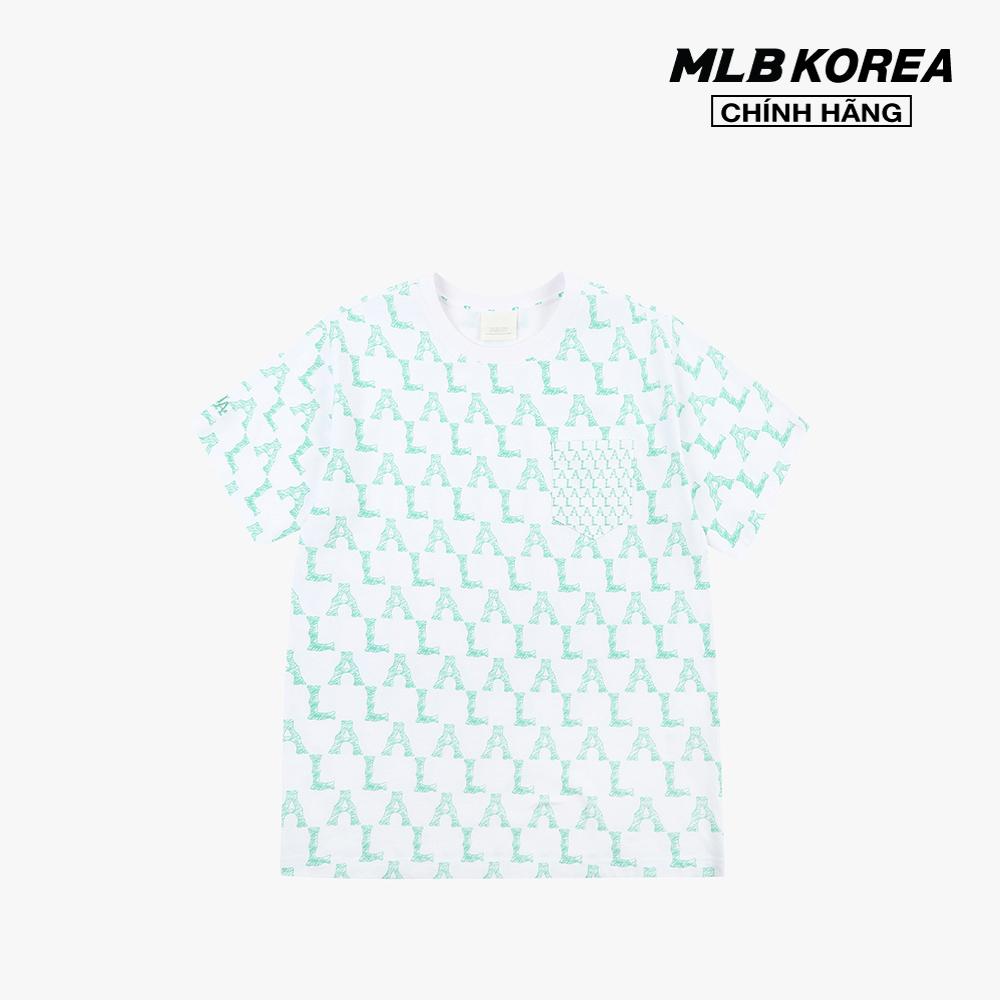 MLB - Áo thun cổ tròn ngắn tay Monogram Mix Pocket 31TSM4131