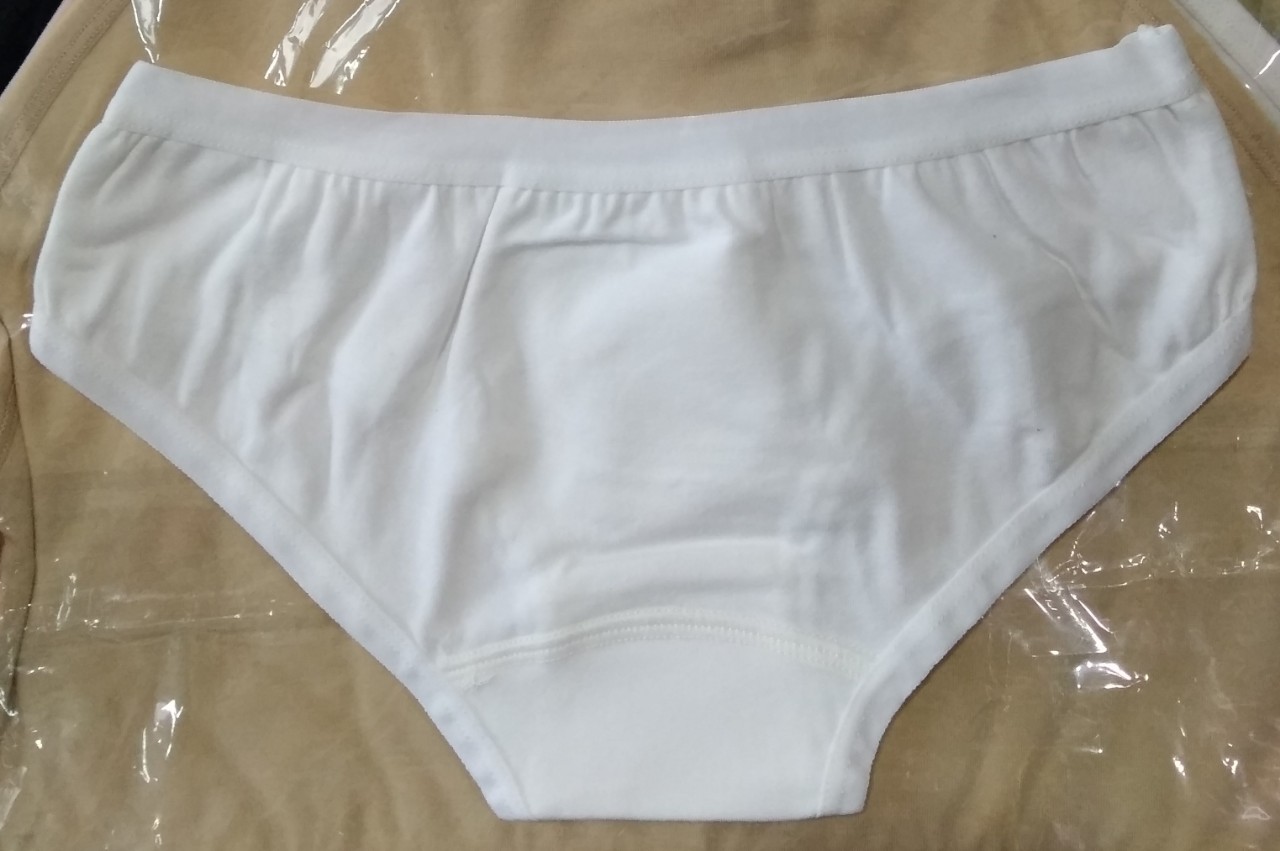 Combo 5 quần lót học sinh cotton thái màu trắng form nhỏ