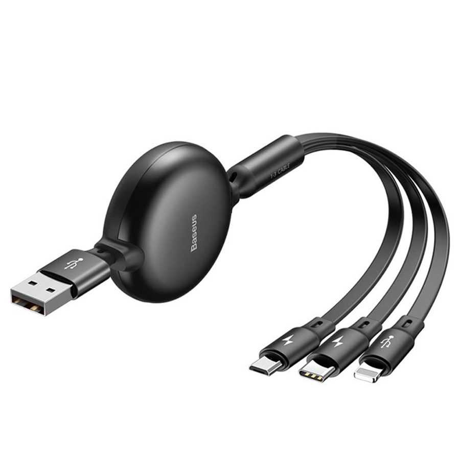 Cáp Sạc Đa Năng Baseus 3 Trong 1 CAMLT-ZY01