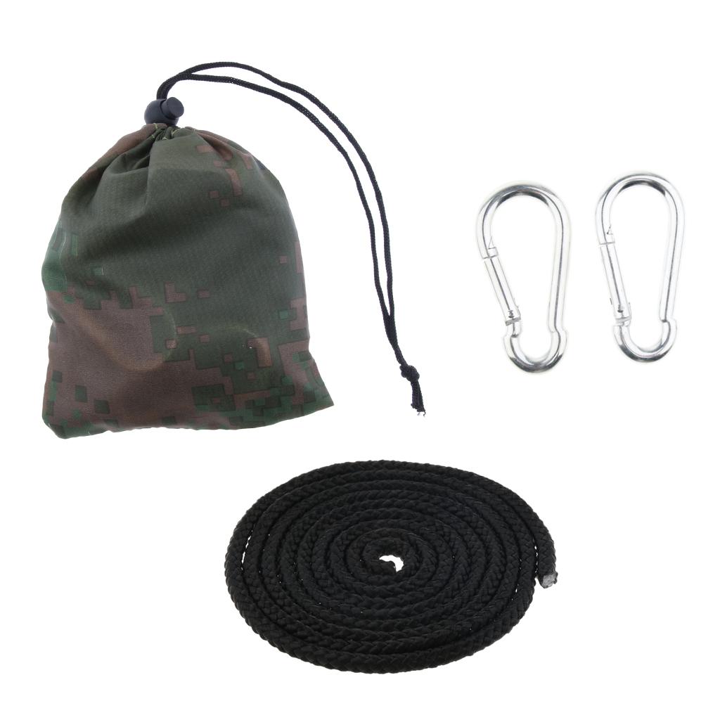 Backyard  Hammock  Tree  Hanging  Carabiner  Round  Ropes  Guy