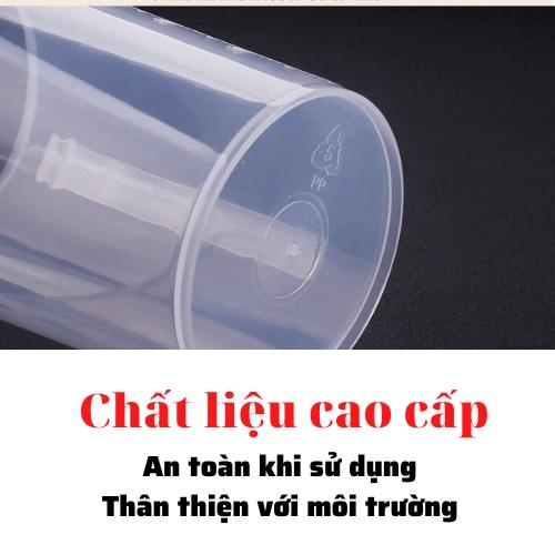 Ca đong định lượng 250ML có chia vạch bằng nhựa trong suốt cao cấp đồ dùng ly đong pha chế sữa,nước nhỏ gọn tiện lợi