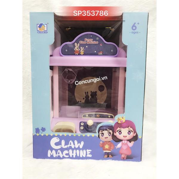 Hộp máy gắp thú nhồi bông 6 cái sạc Usb 12 xu, LQL3314 - SP353786