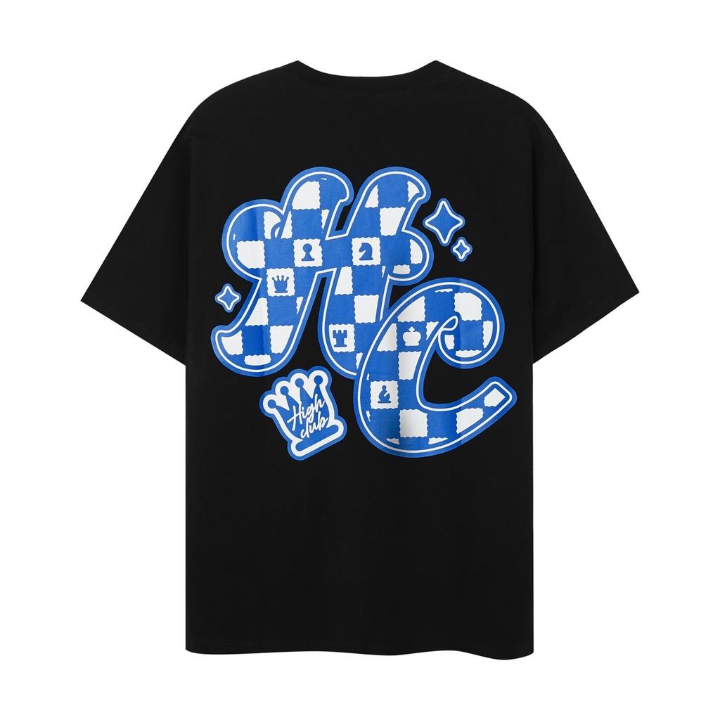 Áo Thun CHESS Tay Lỡ Unisex Nam/Nữ Đen/Trắng Cổ Tròn - HIGHCLUB