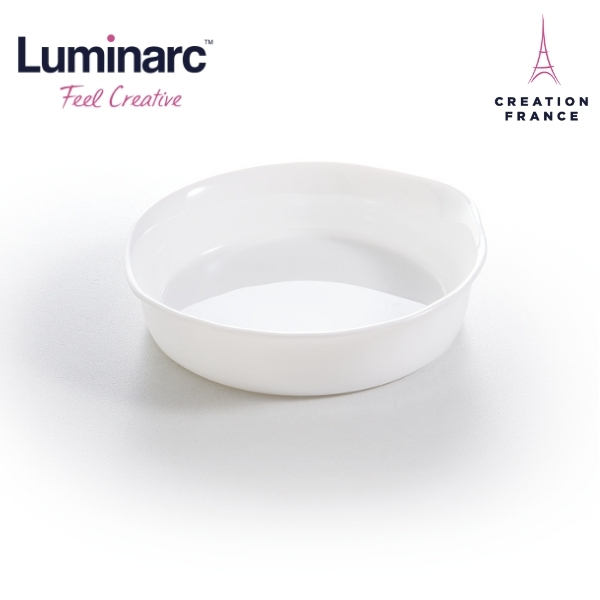 Bộ 3 Khay nướng Thuỷ Tinh Luminarc Smart Cuisine Tròn 14cm- LUKHP0310