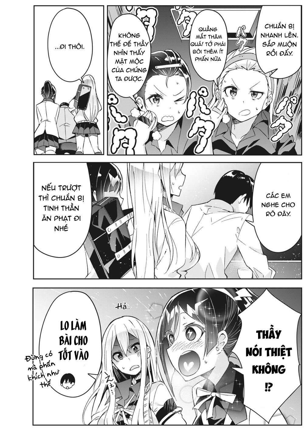 những học sinh mang siêu năng lực và tên giáo viên lười biếng chapter 3.2 14