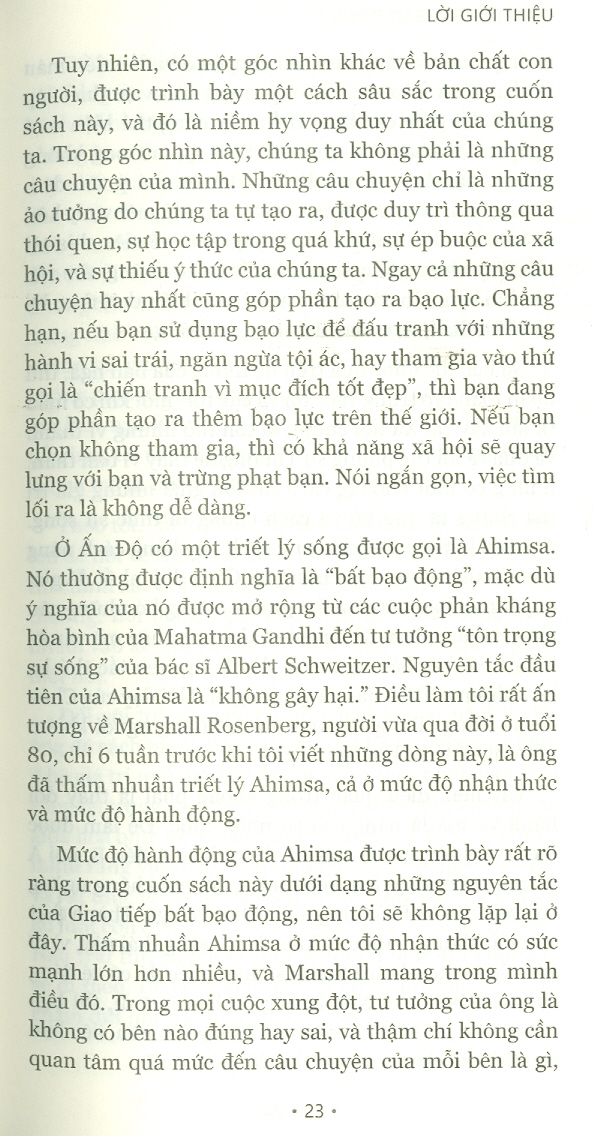 GIAO TIẾP BẤT BẠO ĐỘNG (Nonviolent Communication) - Marshall B. Rosenberg, Ph.D - Lê Nguyễn Trần Huỳnh dịch - Tái bản 2023 - (bìa mềm)