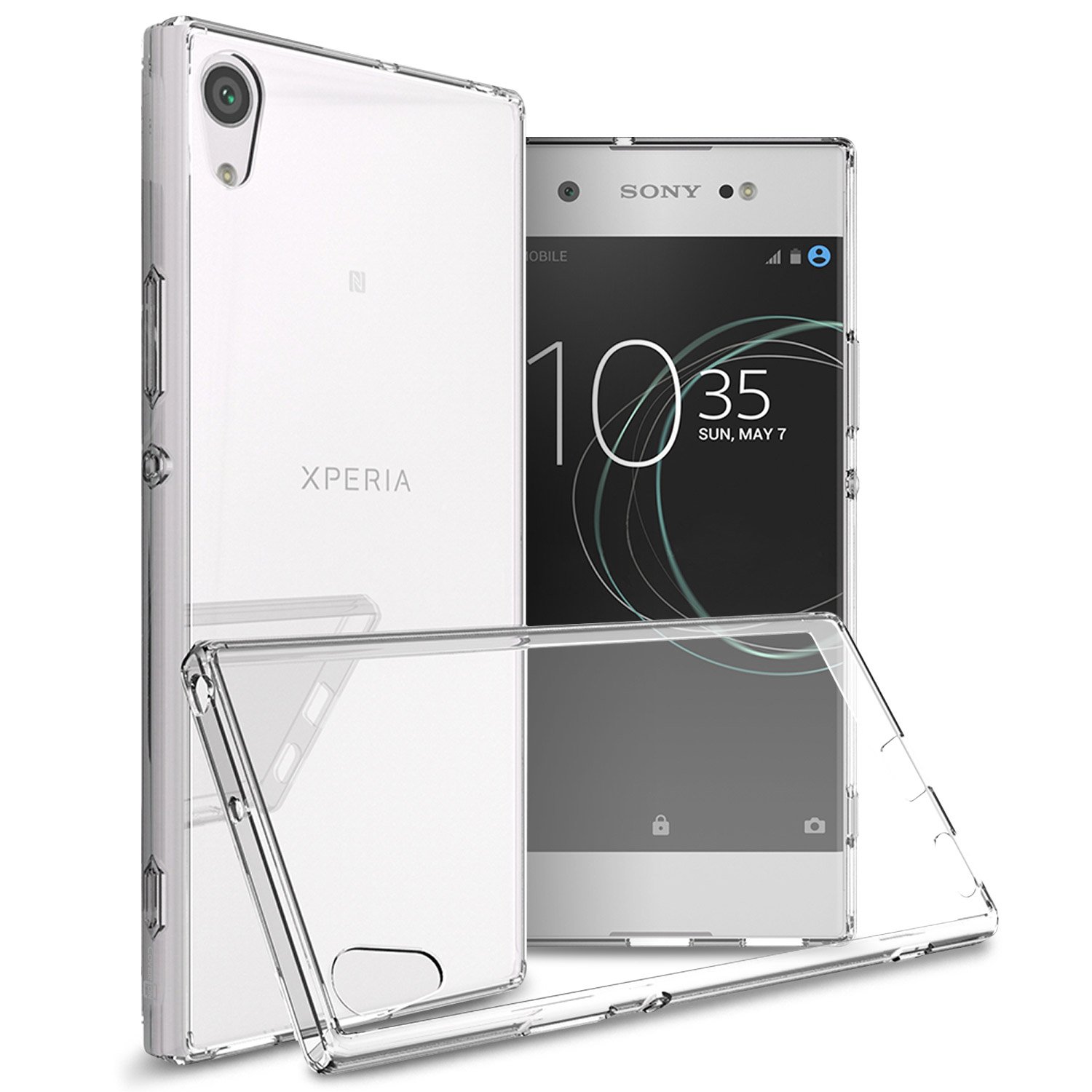 Ốp lưng silicon dẻo trong suốt loại A cao cấp cho Sony Xperia XA1 Ultra