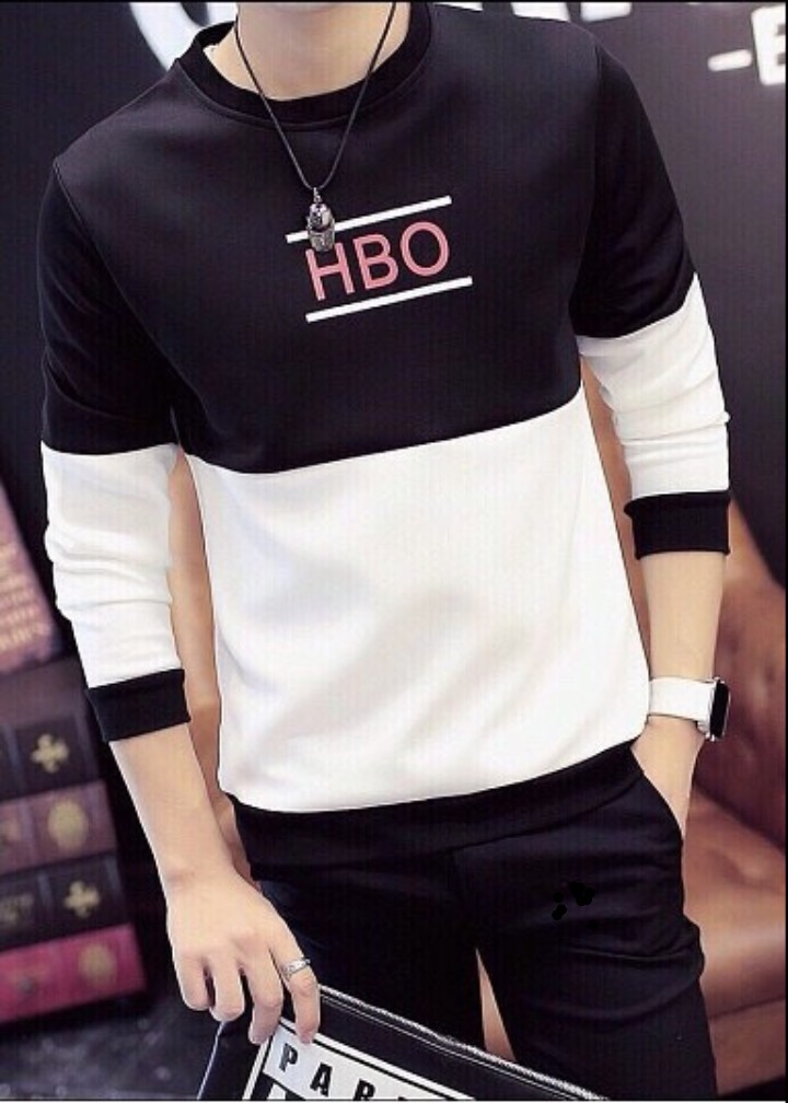 Aó Thun Dài Tay Nam Vải Cotton 2 Màu