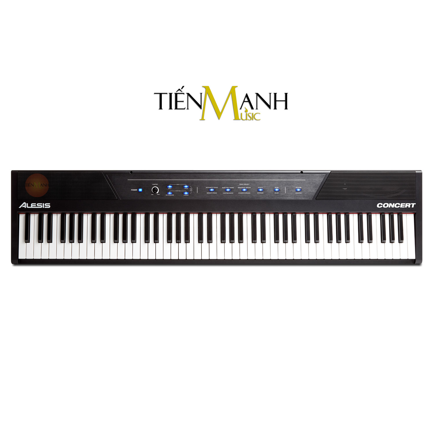 Đàn Piano Điện Alesis Concert - 88 Phím nặng Cảm ứng lực Có Loa Hàng Chính Hãng - Kèm Móng Gẩy DreamMaker