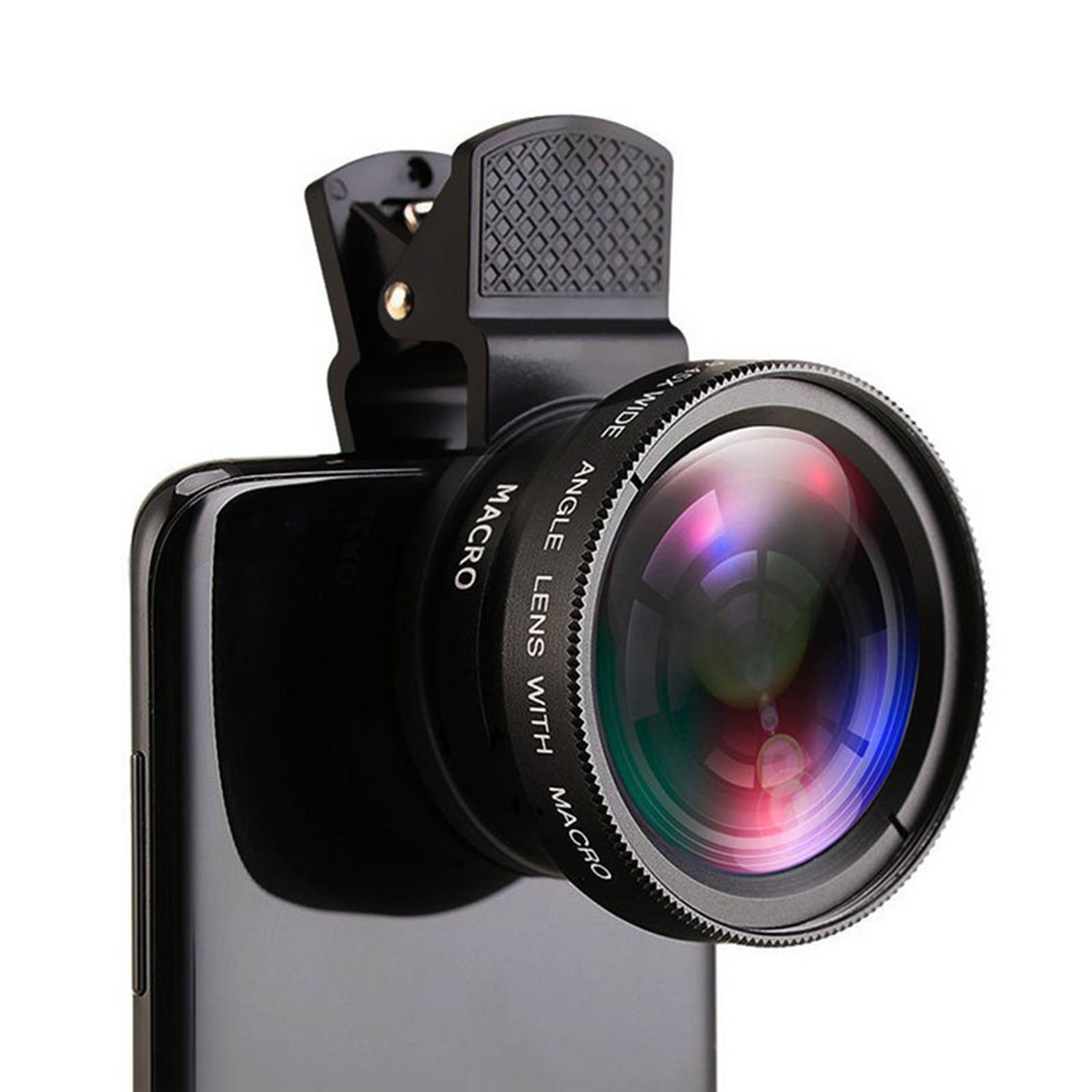 Phone Lens Kit Super Wide Angle Lens Professional Portable Lens Kit for Tablet Smartphones