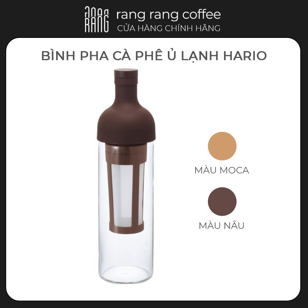 Bình pha cà phê ủ lạnh Hario, Bình pha cà phê cold brew 700ml - Màu nâu, màu moca và màu đen