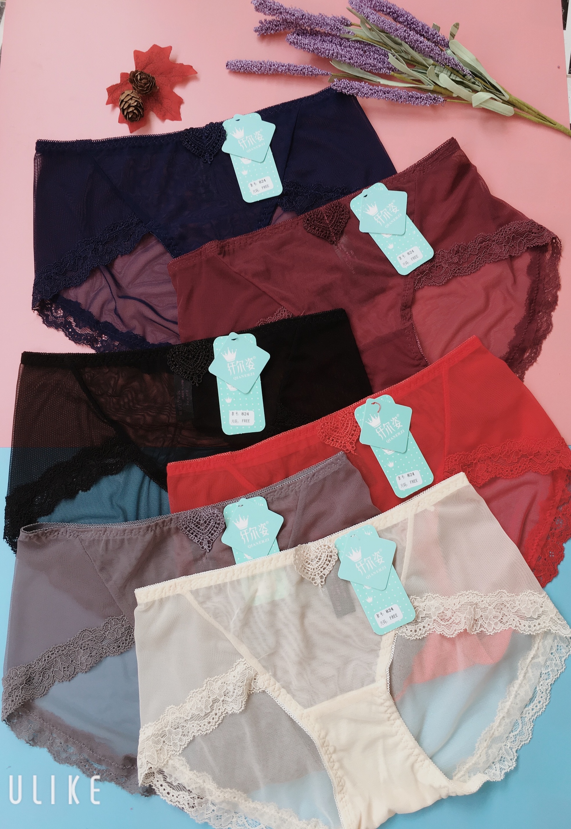 Combo 5 Quần lót nữ chất liệu ren sexy cực đẹp 824