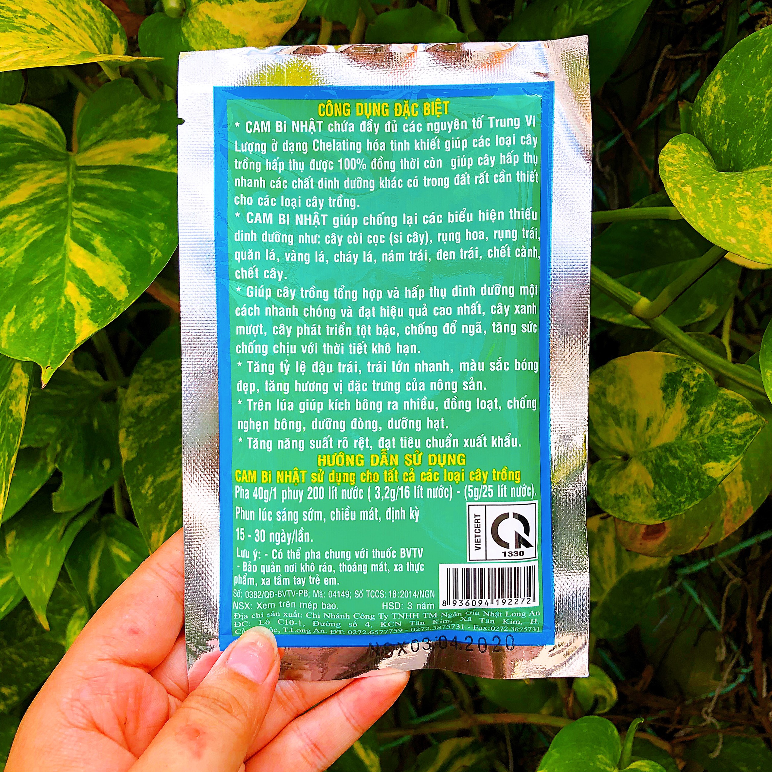 PHÂN BÓN VI LƯỢNG CAM BI NHẬT BẢN- gói 40gr