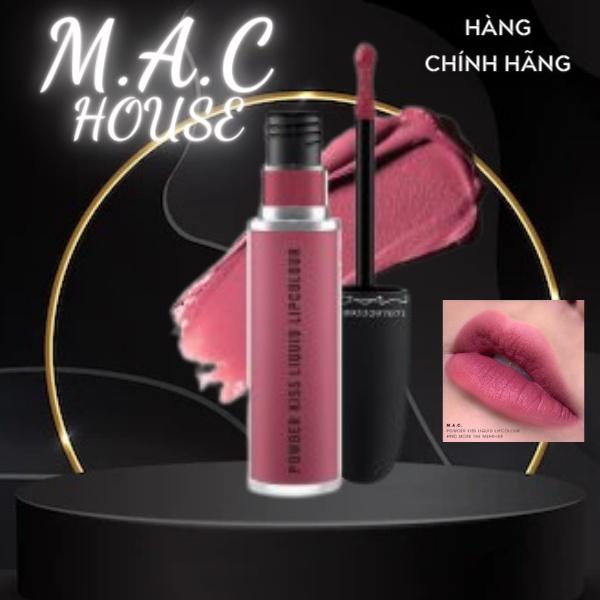 Son Kem MAC 990 Powder Kiss Liquid Lipcolour –  More The Mehr-ier Màu Hồng Đất