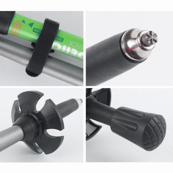 Telescopic Trekking Hiking Walking Sticks Poles Alpenstock