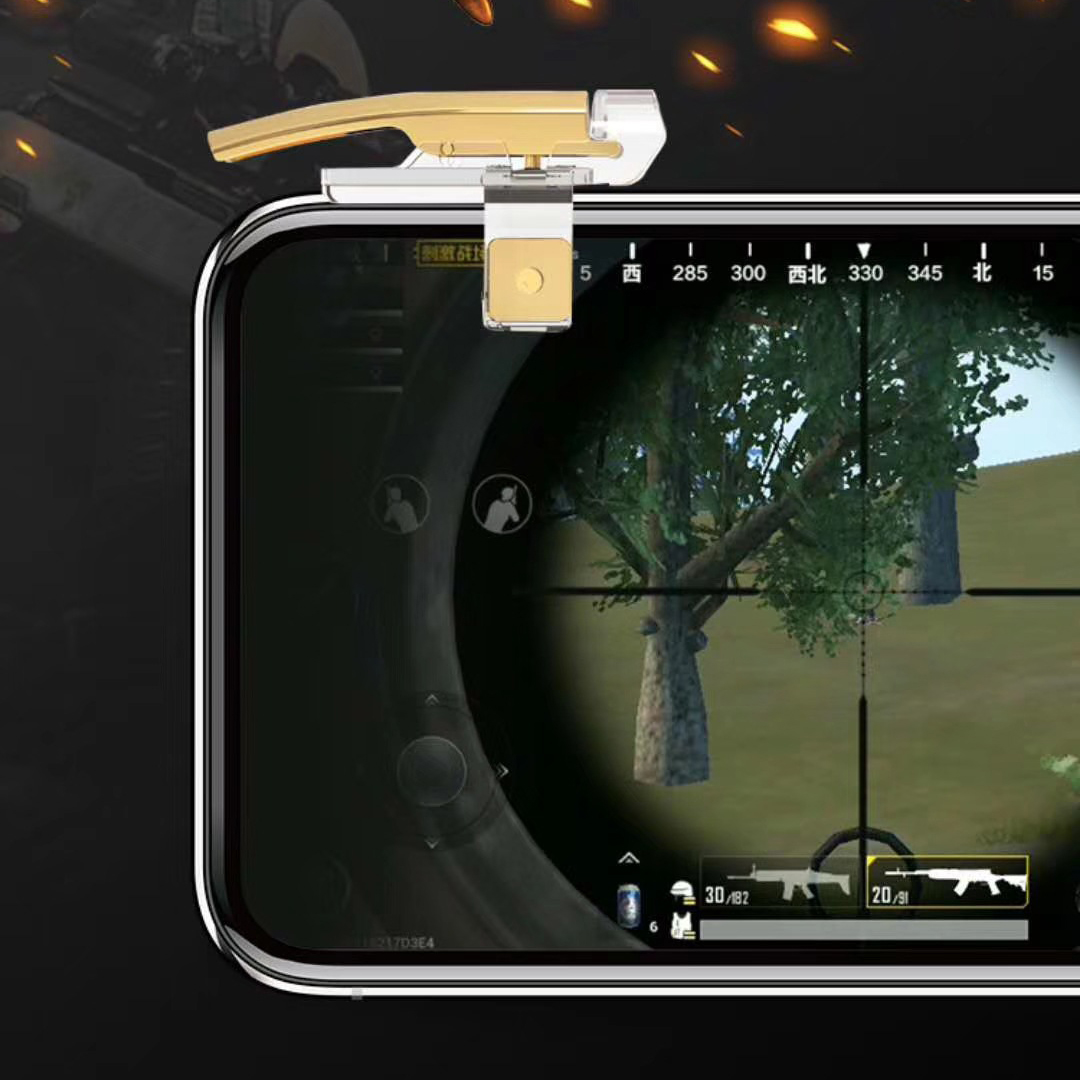 Bộ 2 Nút Chơi Game PUBG Dạng Kẹp Dòng 5.56 Hỗ Trợ Chơi Các Game Mobile Thịnh Hành Trên Điện Thoại (Màu Ngẫu Nhiên)