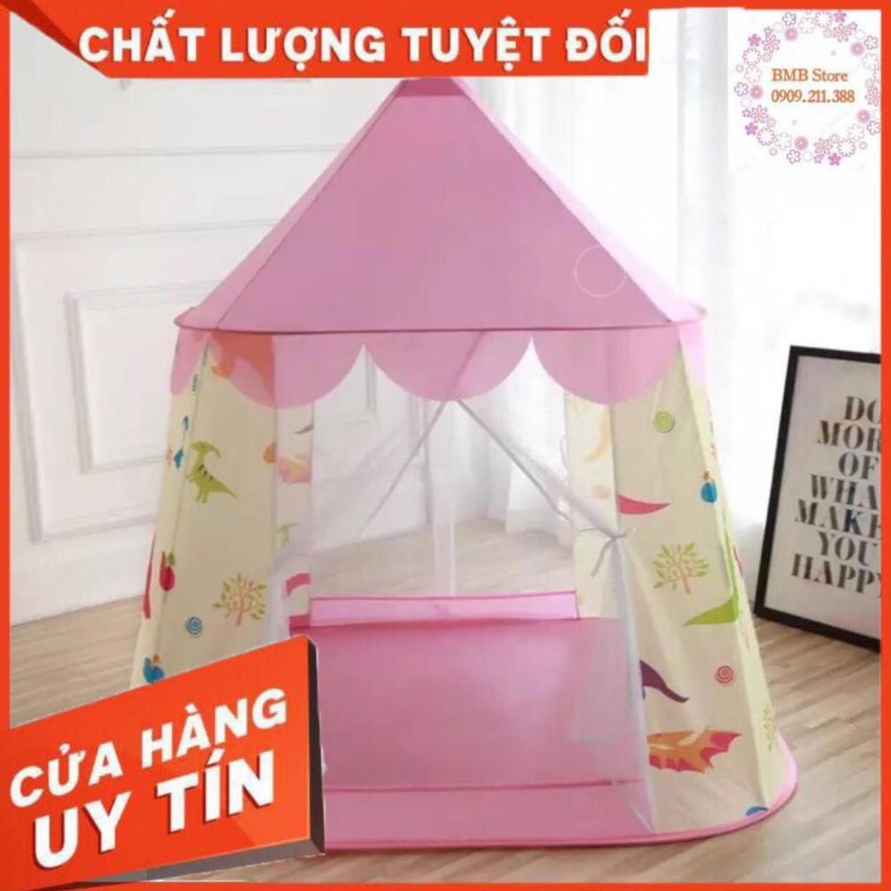 Lều Công Chúa Hoàng Tử họa tiết cá sấu tặng kèm 20 bóng