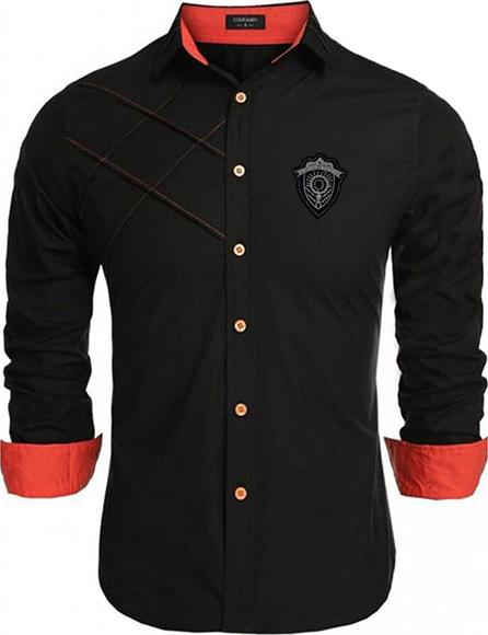 Áo Sơ Mi Nam Tay Dài Mẫu 56