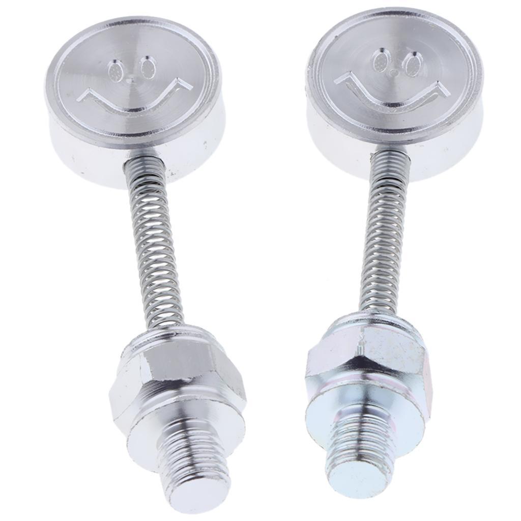 Motorcycle Decorative Parts Smiling Face Mirror Seat Screws Golden