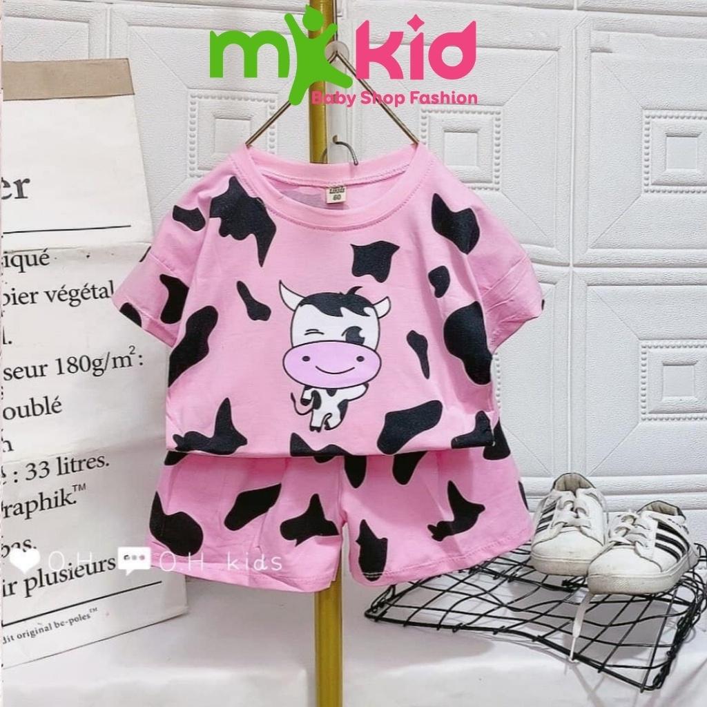 Bộ Cộc Tay Cho Bé Bộ Minky Mom Cộc Tay Chất Cotton 100% siêu mềm mịn thoáng mát