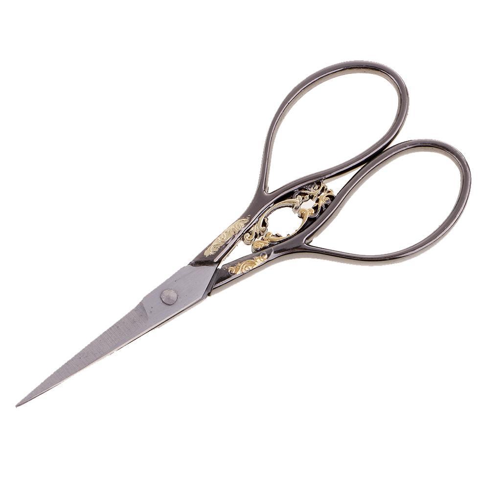 2x Stainless Steel Sewing Scissors in Steel Sewing Scissors