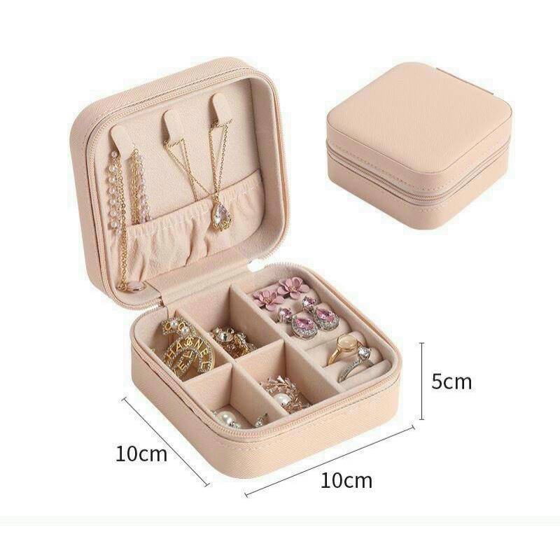 Hộp mini Bằng Da Đựng Đồ Trang Sức Tiện Lợi