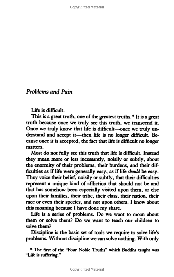 Sách The Road Less Traveled : A New Phychology of Love, Traditional Values and Spiritual Growth