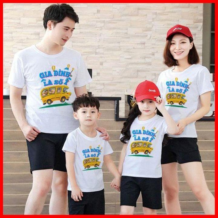 Áo Thun Đồng Phục In Gia Đình Là Số 1 ATN5905  - J.A Shop