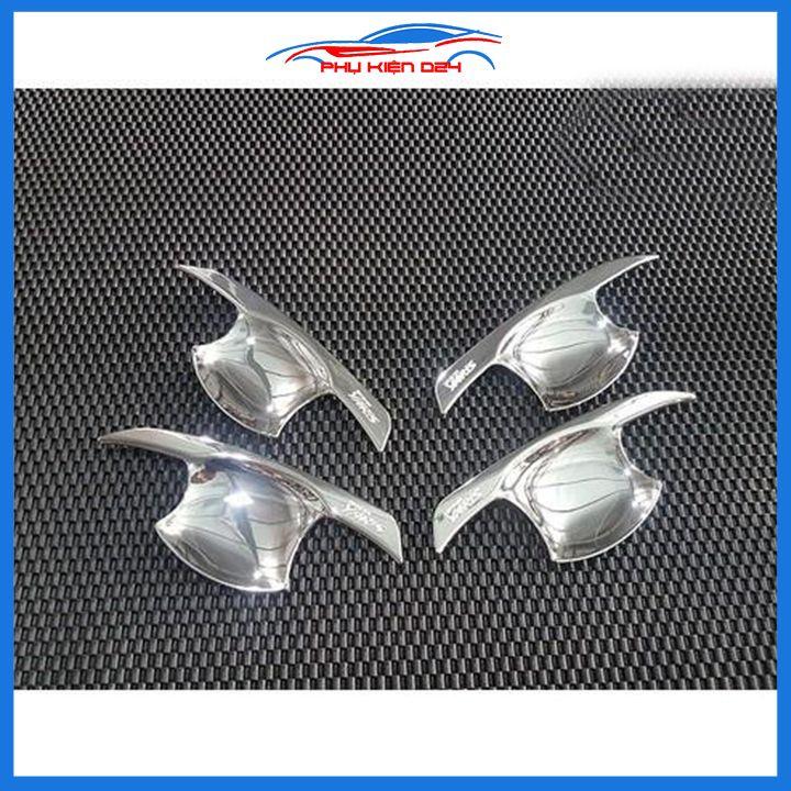 Ốp tay hõm mạ crom Yaris 2018-2019-2020 sáng bóng chống trầy bảo vệ cửa xe ô tô