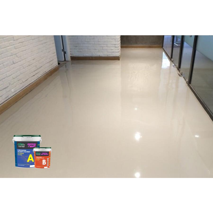 Sơn Chống Thấm TAIKOMI Epoxy -  Chống thấm 2 thành phần A - B trong suốt, sử lý chống thấm mặt sàn nhà vệ sinh,gạch men