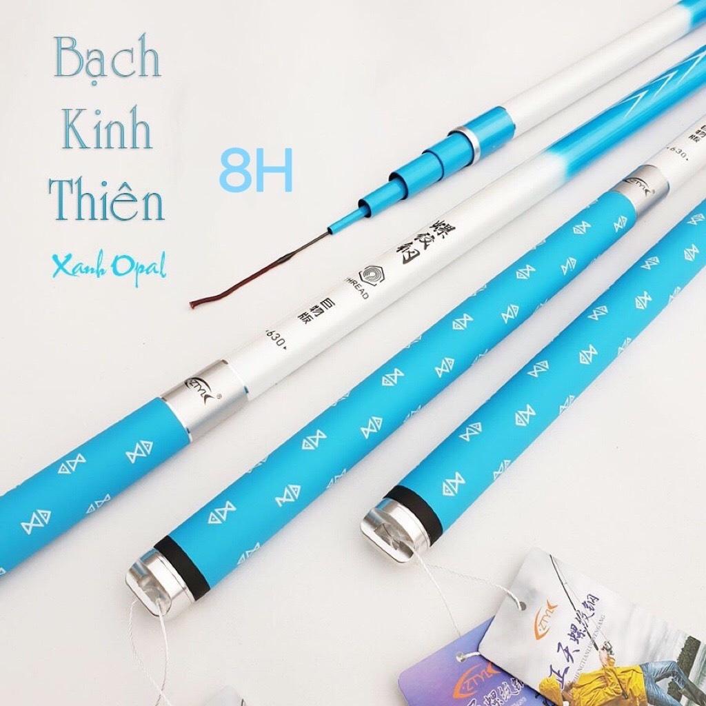 Cần Câu Tay Cao Cấp Bạch Kinh Thiên 8H Phiên Bản Màu Xanh Opal Carbon 8 Lớp